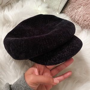 Black Corduroy Cap